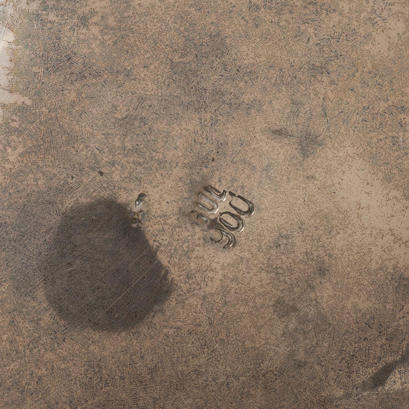 Tea/coffee service, 4 pieces, silver, Rococo style, 20th century.