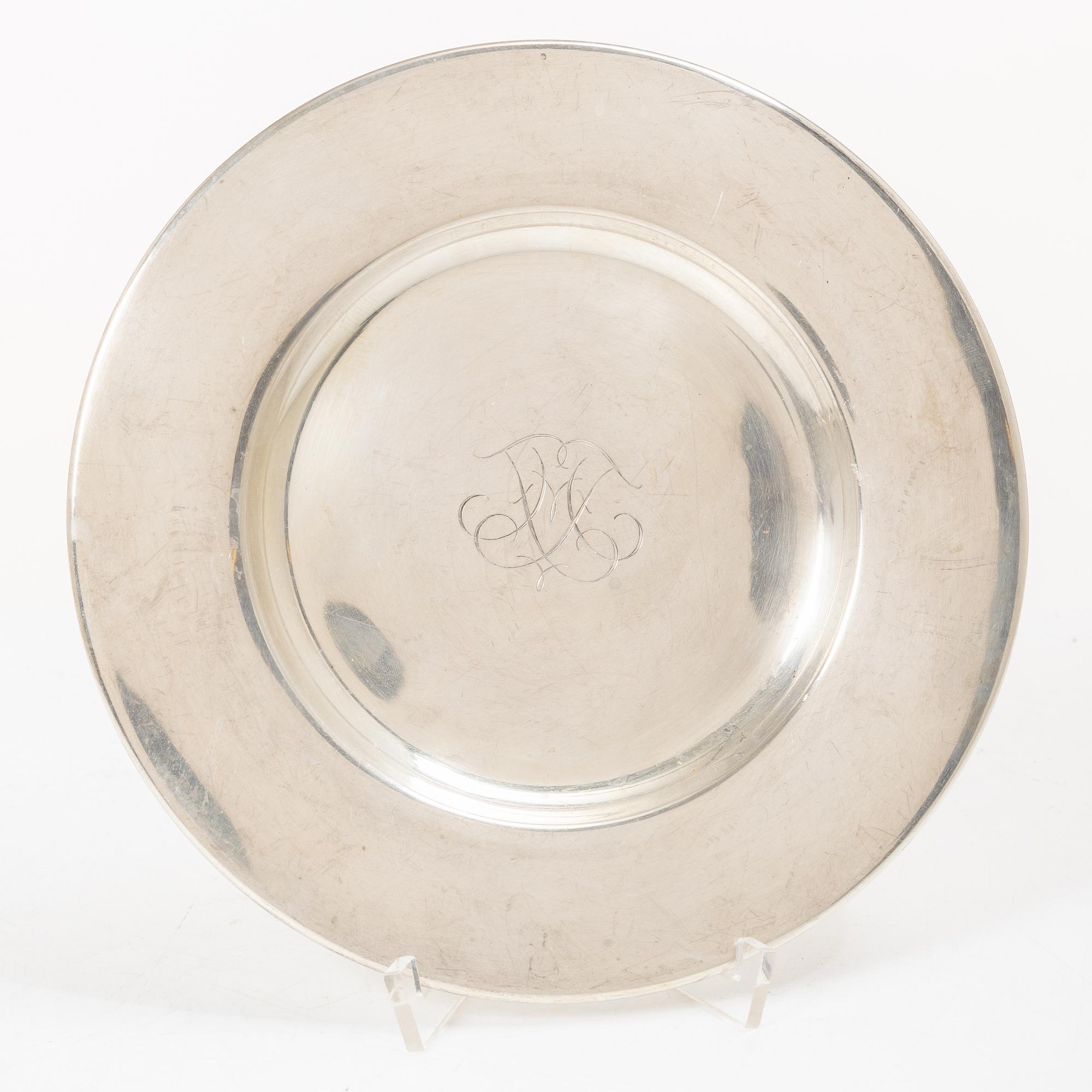 Fat, 2 st, silver, Stockholm, 1916-46.