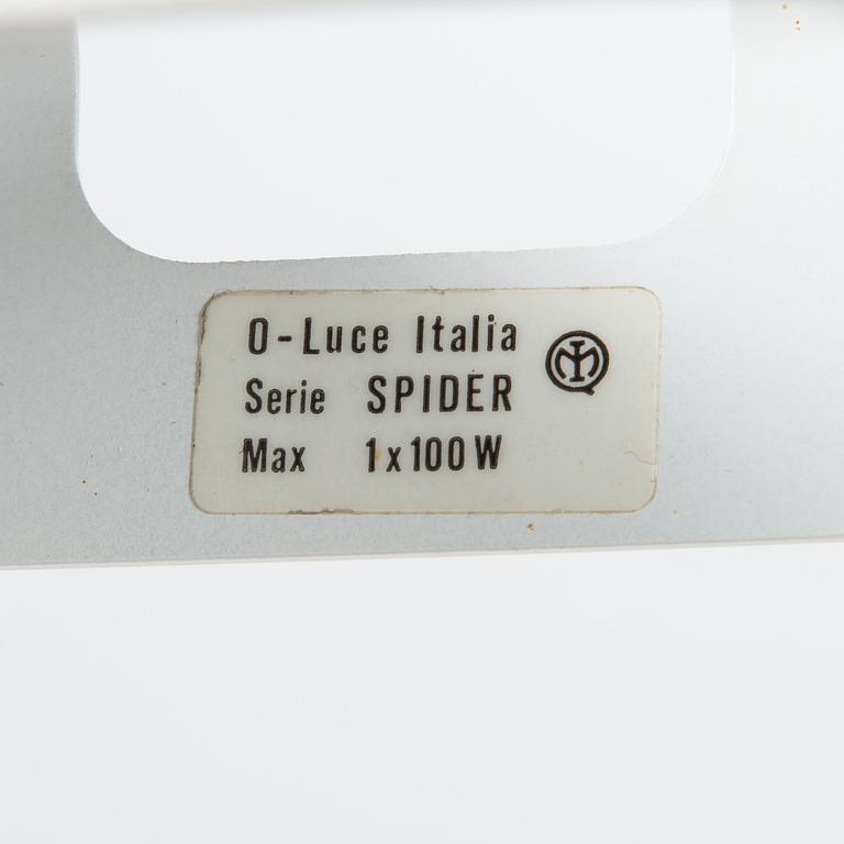 JOE COLOMBO, SKRIVBORDSLAMPA, "Spider", O-Luce, Italien 1900-talets slut.