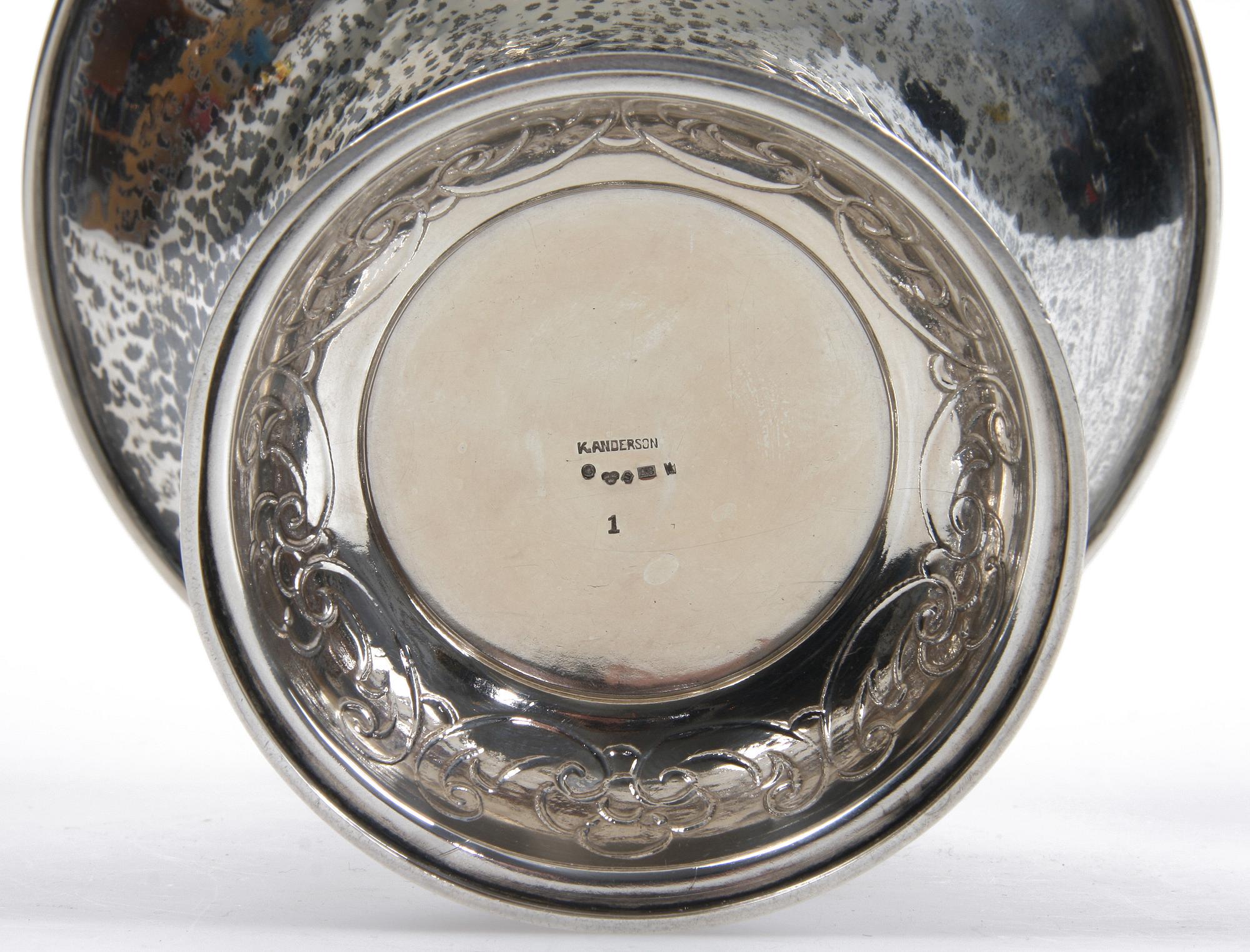 SKÅL, silver, K. Anderson, 1927. Vikt ca 362 gr.