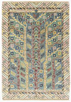 Märta Måås-Fjetterström, rug, 'Almarna', pile, 302 x 207 cm. Signed AB MMF.
