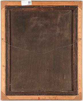 OIDENTIFIERAD KONSTNÄR, olja på duk, 1700-tal, sign J Hernsted 1757.