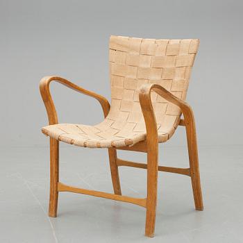 FÅTÖLJ, "Tösen", Gustaf Axel Berg, Stockholm, 1940-tal.