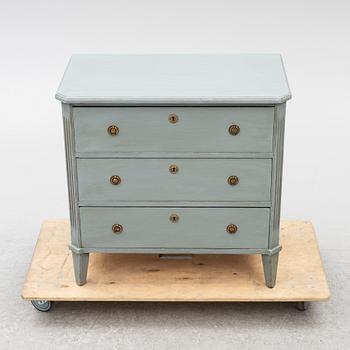 A Gustavian style chest of drawers, Sweden, early 20th century.