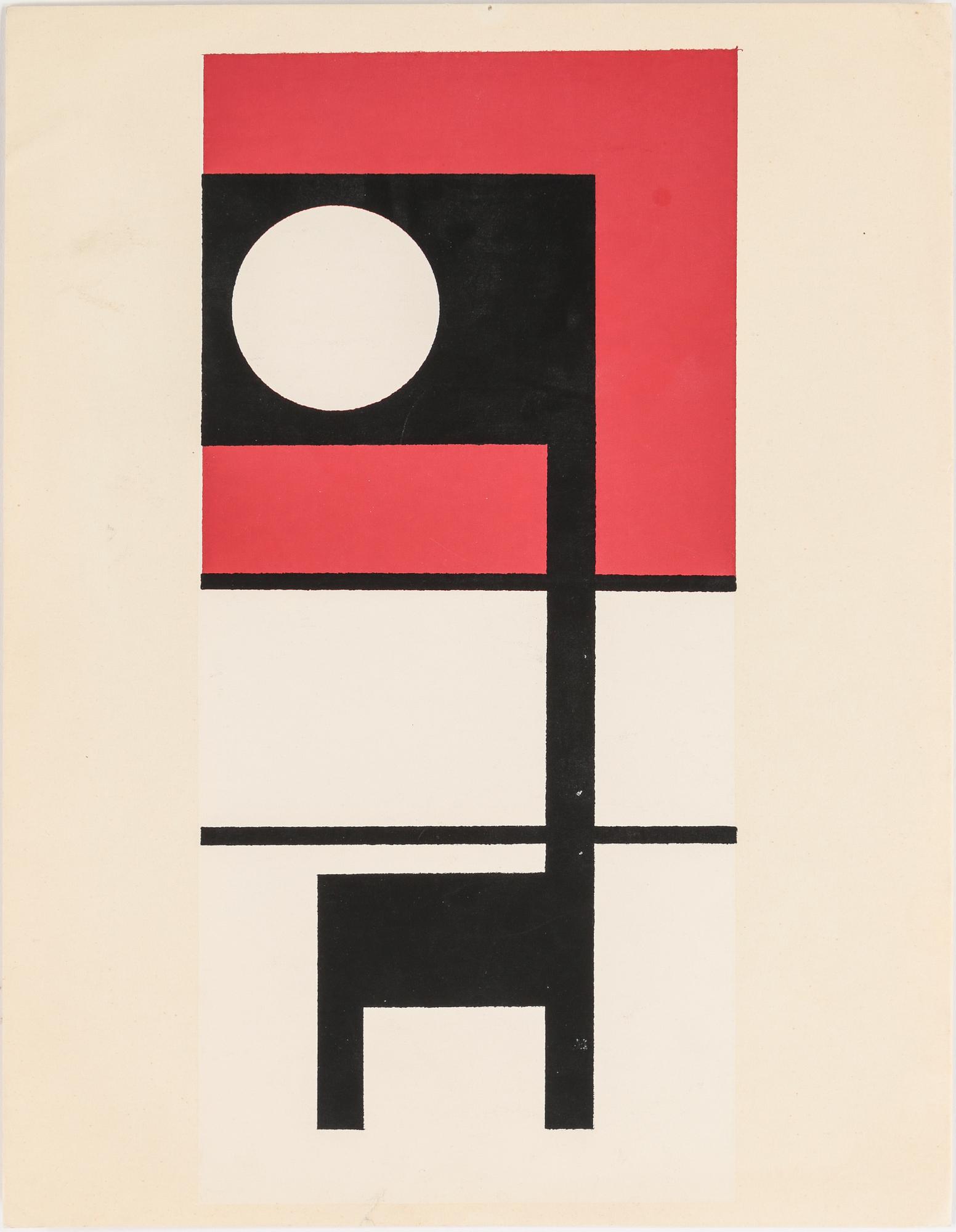 OTTO G CARLSUND (efter), färgserigrafi.
