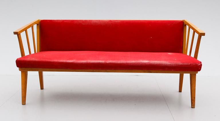 SOFFA, Carl Malmsten, AB O H Sjögren, Tranås, 1900-talets mitt.