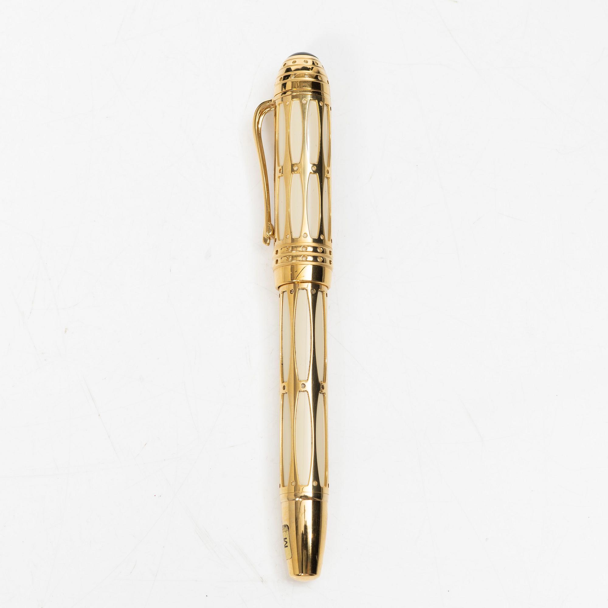 A Montblanc fountain pen, limited edition 'Pope Julius II' from the series 'Patrons of Art'.