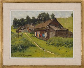 ALEXANDR MAKOVSKI, SUMMER IN THE VILLAGE.