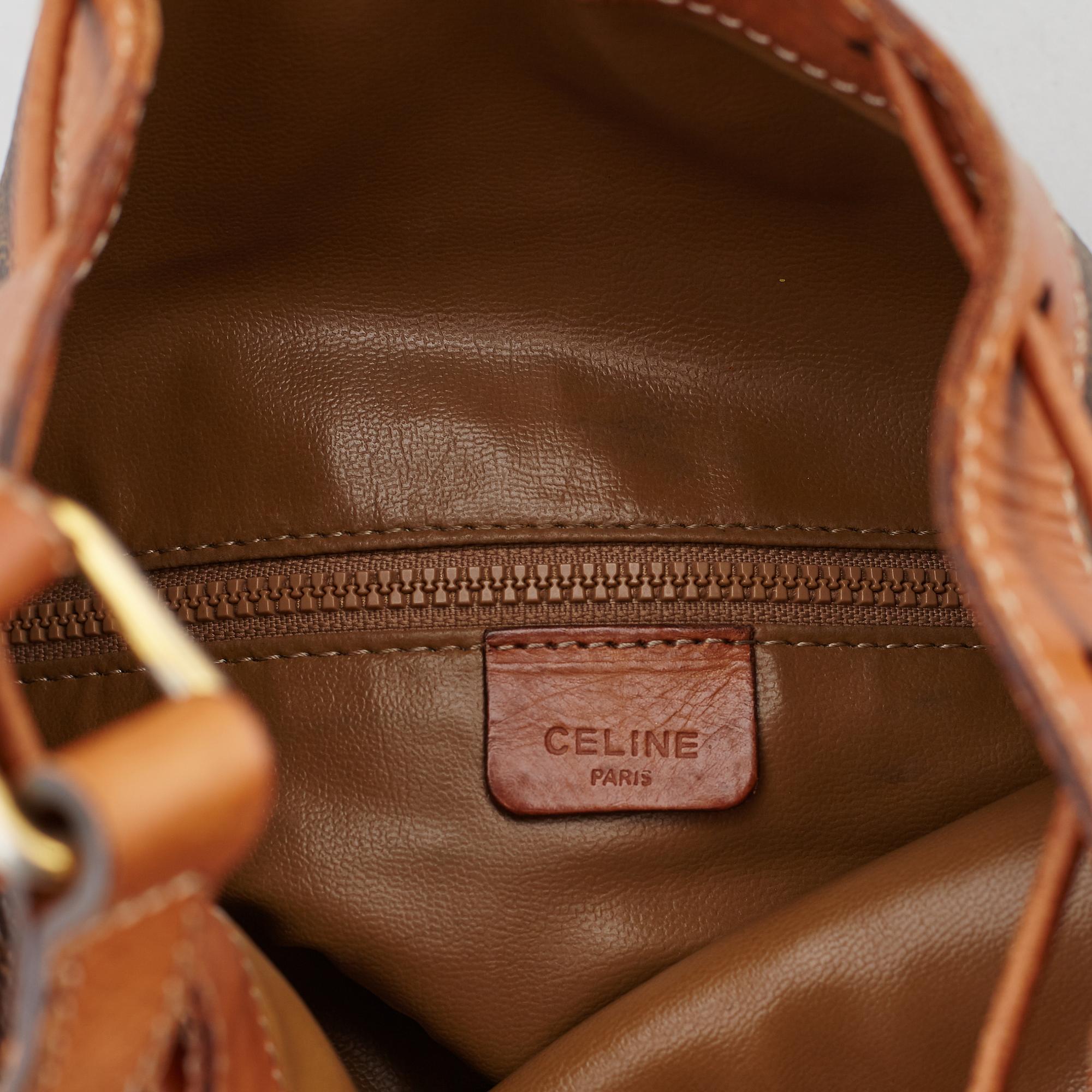 CÉLINE, 'Macadam Bucket Bag'.