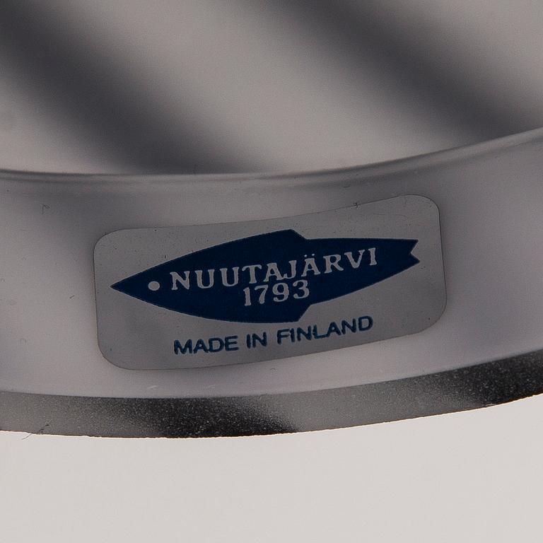 MARKKU SALO, glasskulptur, signerad Markku Salo, Nuutajärvi Notsjö 1988.