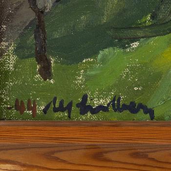 Alf Lindberg, oil on canvas, signed and dated -44.