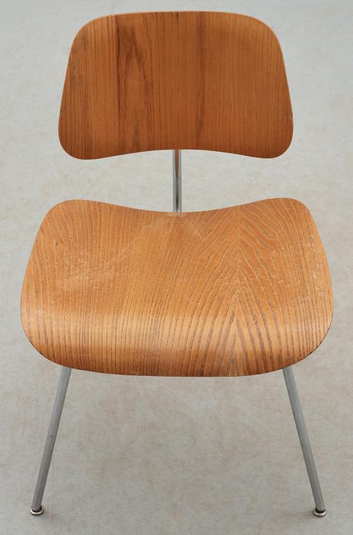 A Charles & Ray Eames 'DCM' (Dining Chair Metal), Herman Miller, USA, circa 1950.