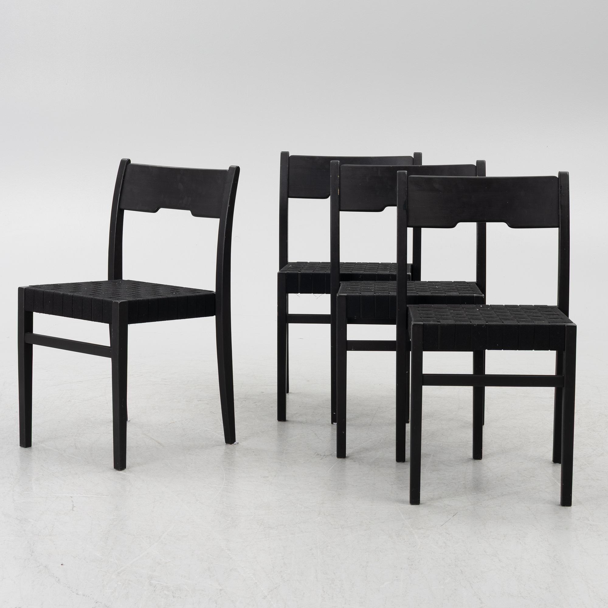 Emma Olbers, chairs, 4 pcs, "Arnold", Tre Sekel.