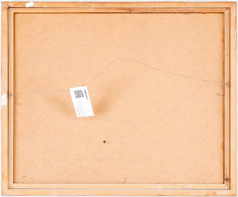 ESAIAS THORÉN, olja på pannå, signerad och daterad -67.