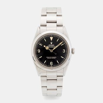 85. Rolex, Explorer, "Chapter Ring, Exclamation Point, Gilt Dial", "Type 3", ca 1962.