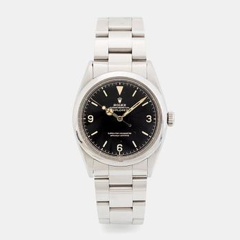 85. Rolex, Explorer, "Chapter Ring, Exclamation Point, Gilt Dial", "Type 3", ca 1962.