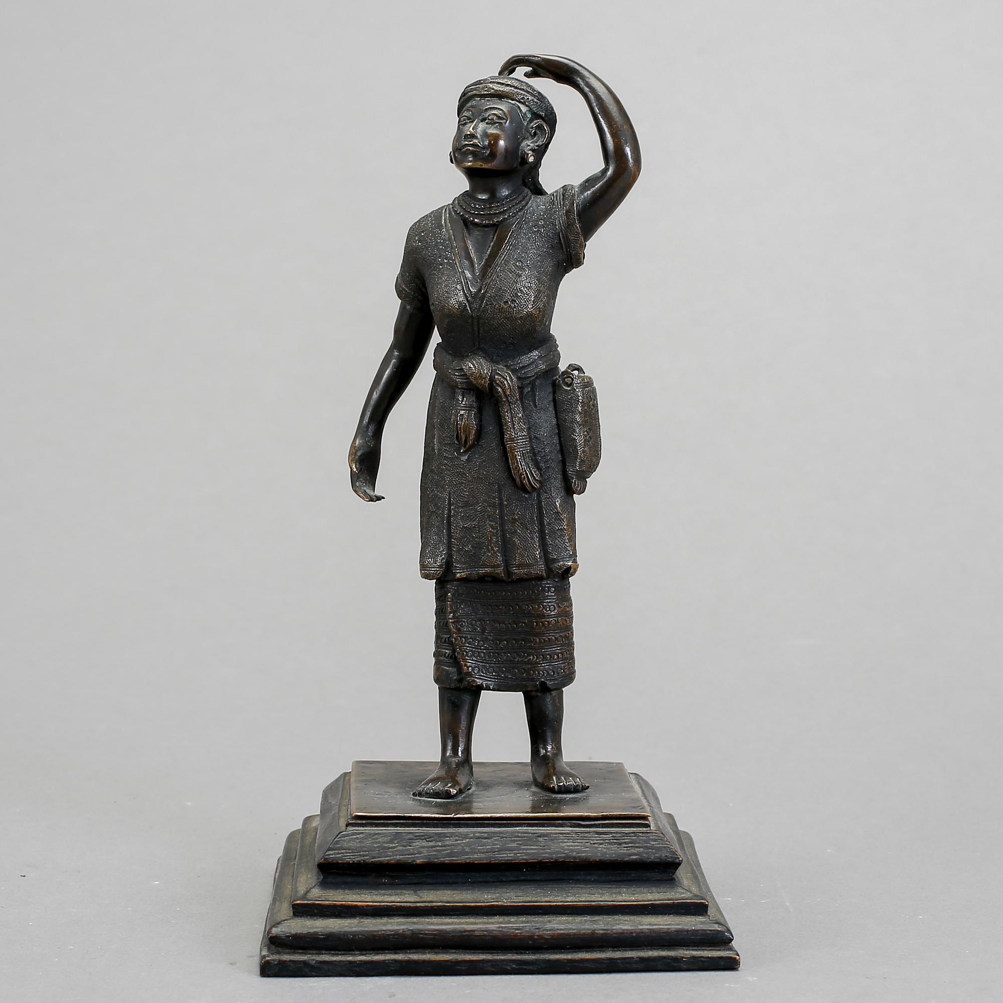 FIGURIN, Pegu-brons, Burma, 1920-tal.