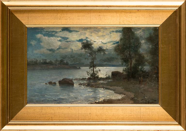 Jacob Silvén, Skymning vid stranden.