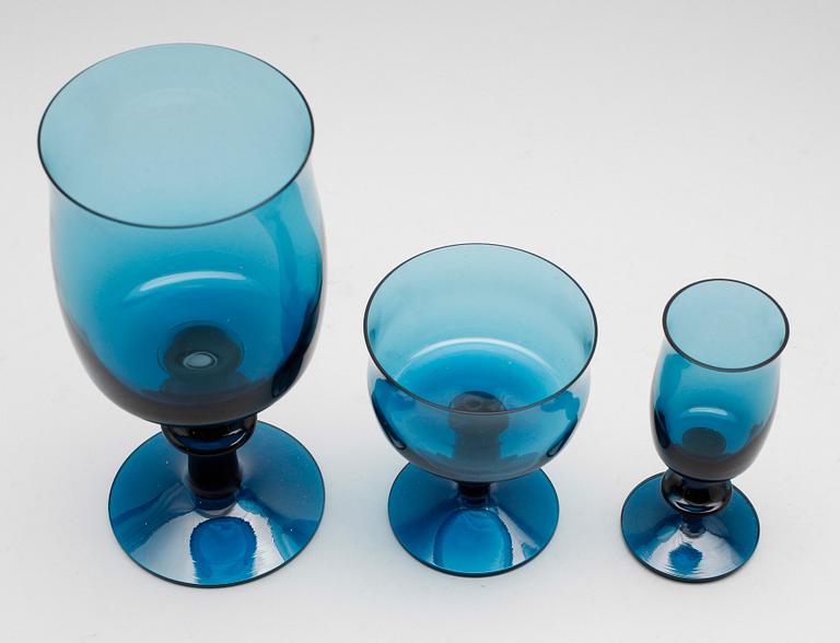 SERVISGLAS, 23 st, Boda, 1900-talets andra hälft.