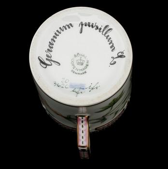 SERVISDELAR, 8 st, porslin, "Flora Danica", Royal Copenhagen, omkring 1900-talets mitt.