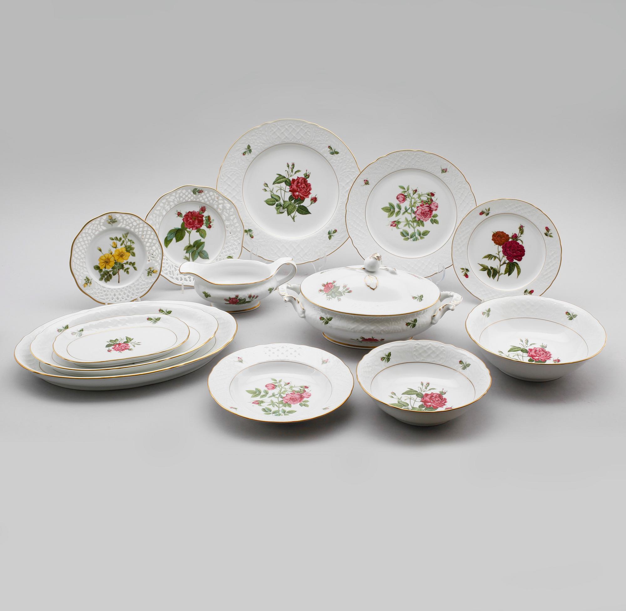 SERVISPORSLIN, 52 delar, Schumann, Fyrklövern, 1900-talets andra hälft.