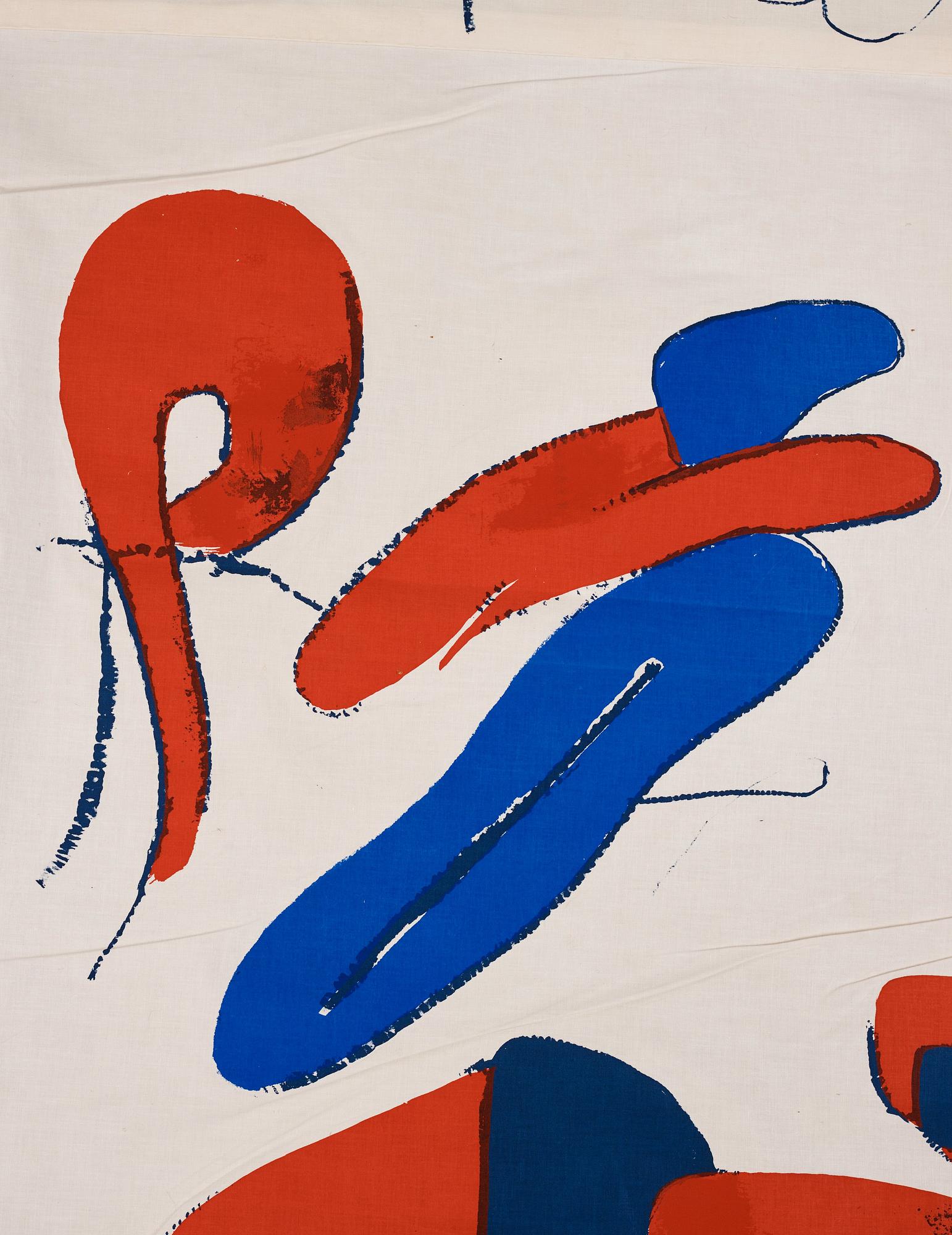 Lage Lindell, serigrafi på lakansväv, signerad och numrerad 2/4.