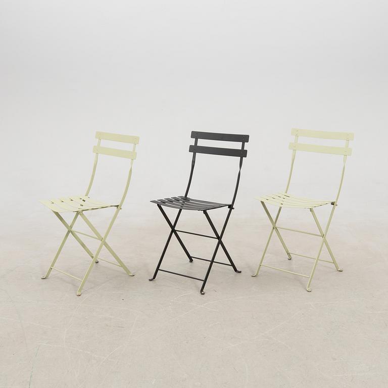 Garden chairs 6 pcs and table "Arc en ciel" Emu and Fermob France 2000s.