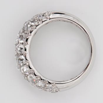 RING, men rosenslipade diamanter ca 2.44ct.