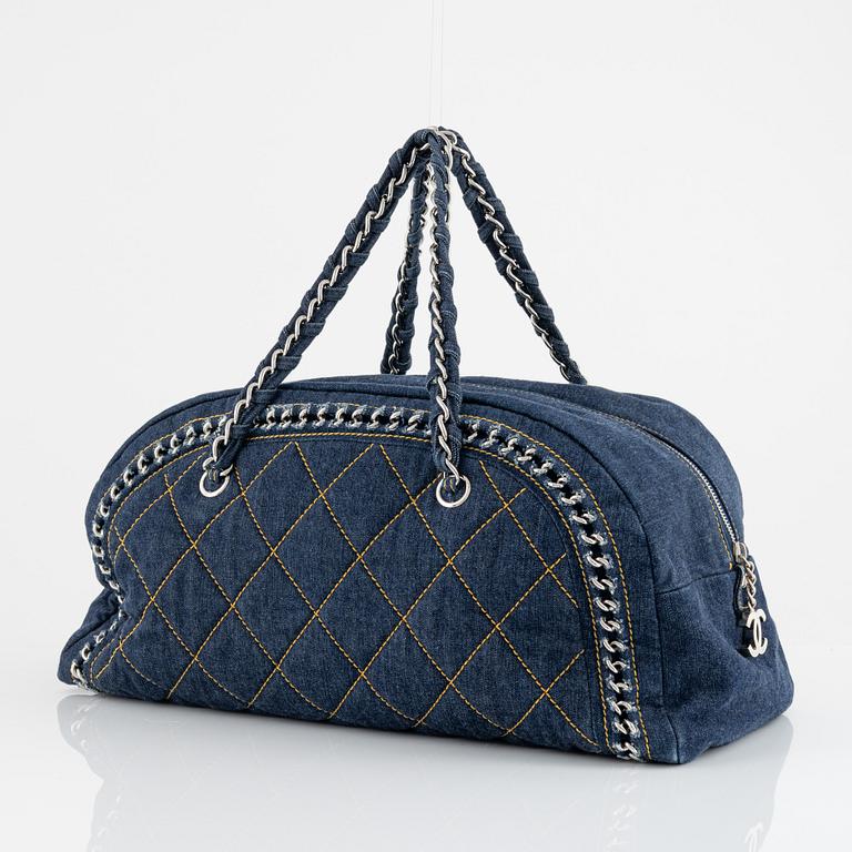 Chanel, a quilted denim handbag, 2005-06.