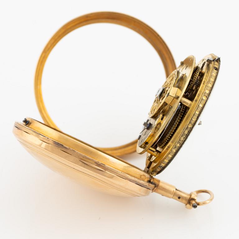 Fickur, 18K guld, 52 mm.