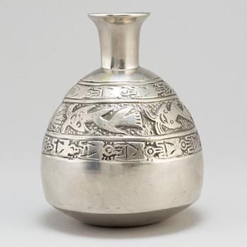 ESTRID ERICSON, vas, pewter, Svenskt tenn, probably 1962.