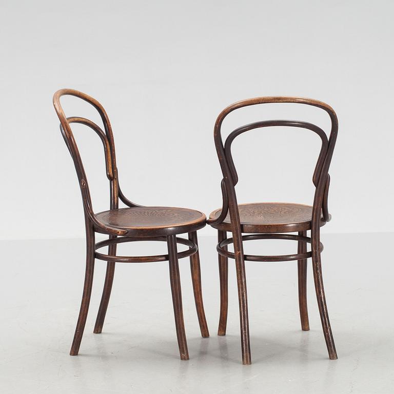 CAFÉSTOLAR ett par, 1900-talet början.