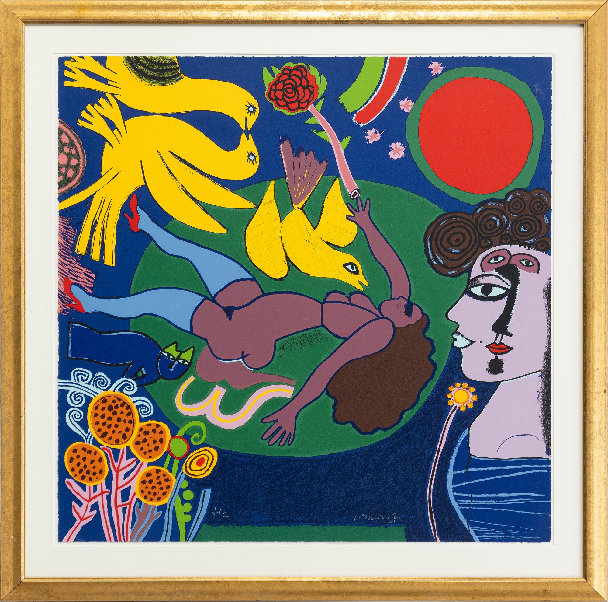 Beverloo Corneille, "Femme á la fleur".