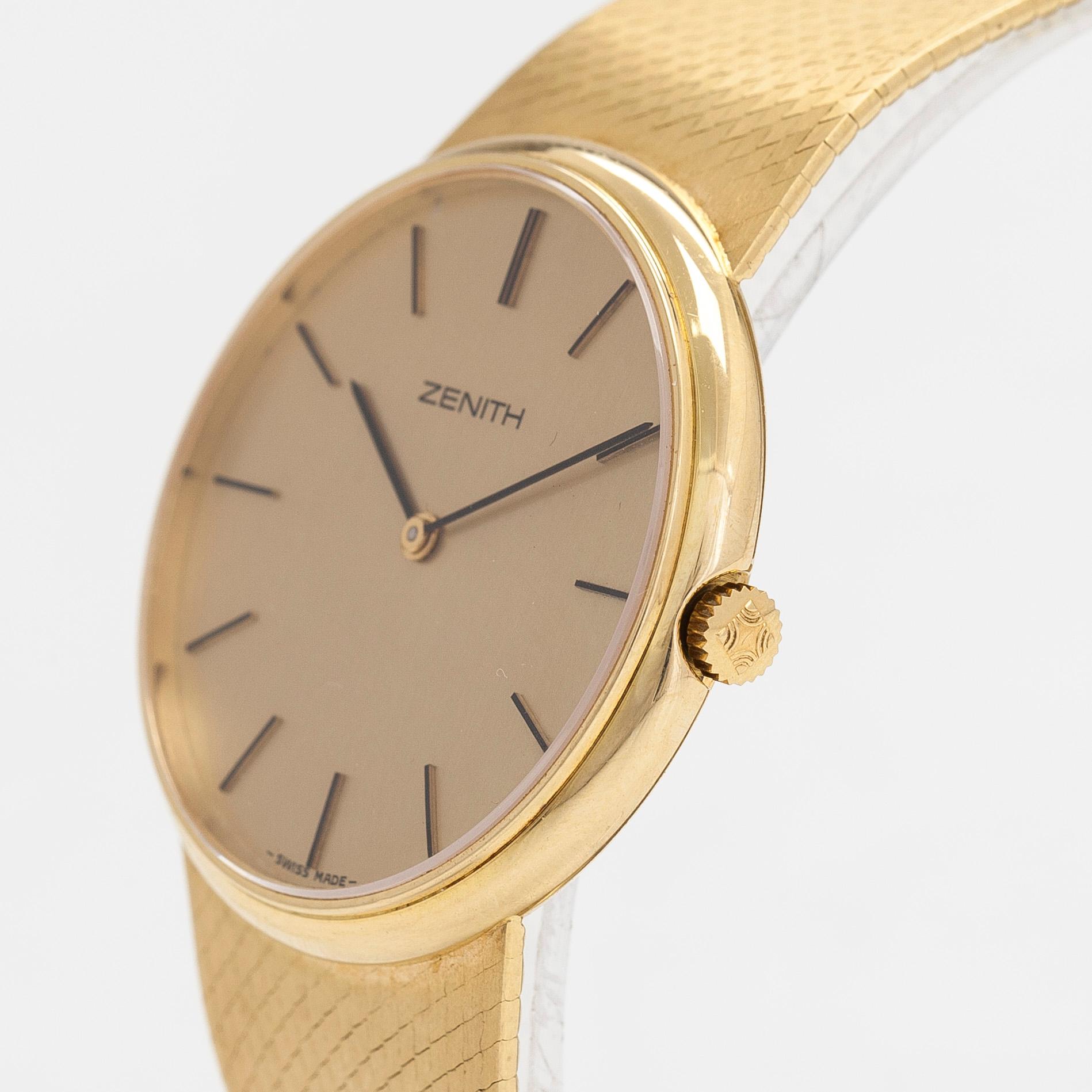 Zenith, armbandsur, 34 mm.