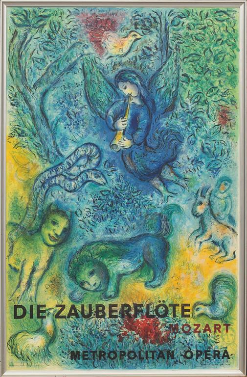 MARC CHAGALL, efter, affisch, Mourlot, Paris,