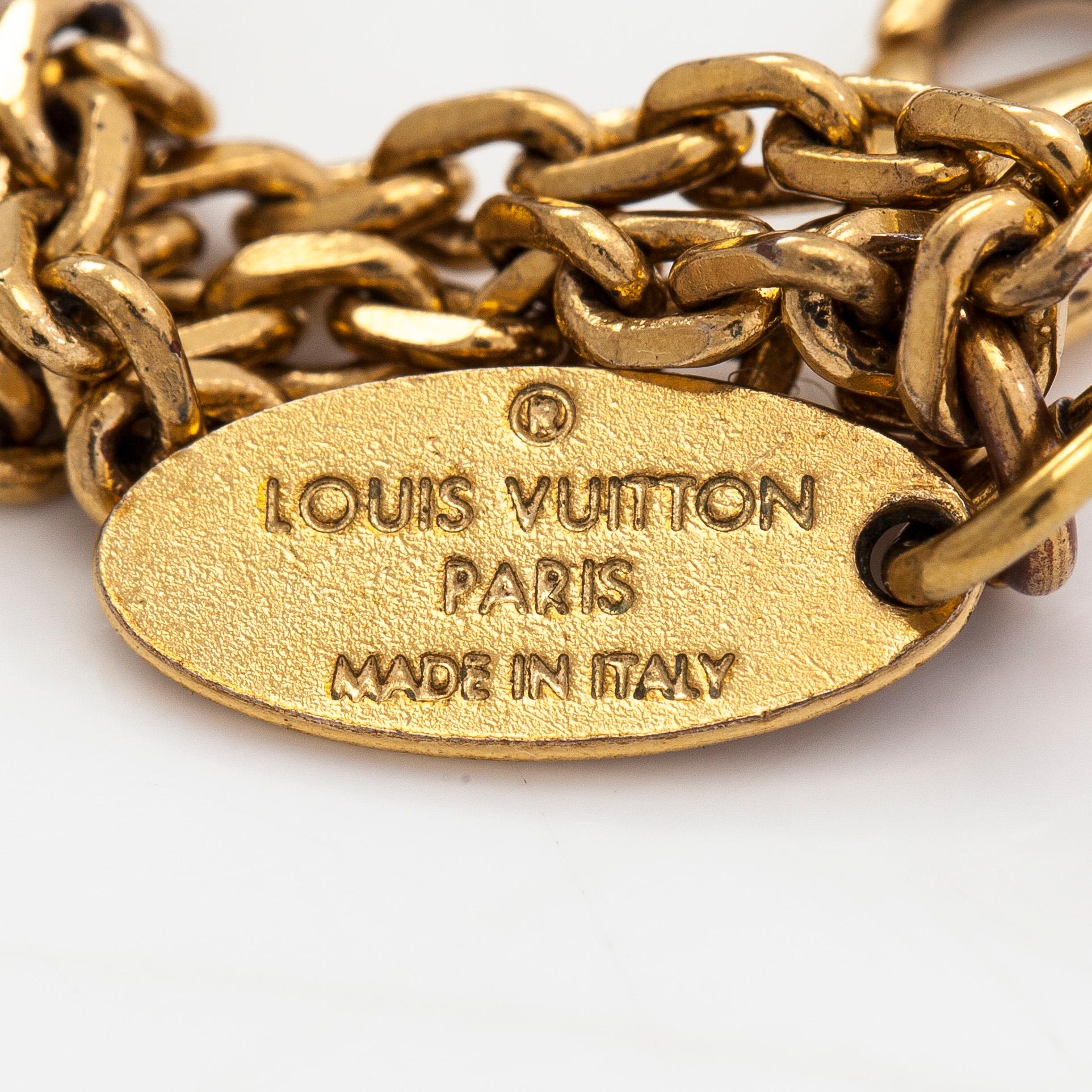 Louis Vuitton, bracelet. Marked Louis Vuitton Paris, Made in Italy.