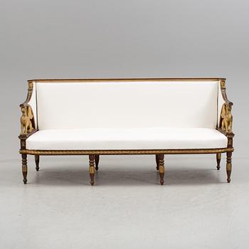 SOFFA, sengustaviansk stil, Ephraim Ståhls art, 1800-talets andra hälft.