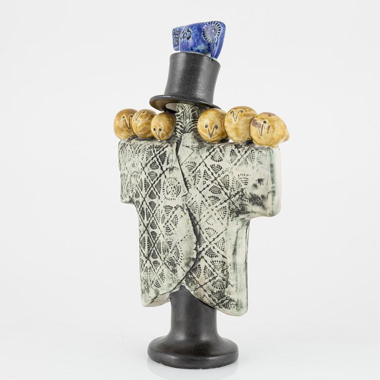 Lisa Larson, figurin, "Fågelskrämma", Gustavsberg, 1970-71.