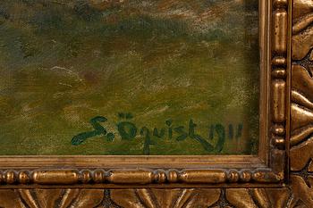 SIMEON ÖQUIST, olja på duk, signerad och daterad 1911.