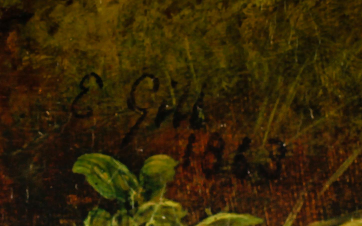 EDMUND GILL, olja på duk, signerad och daterad 1863.