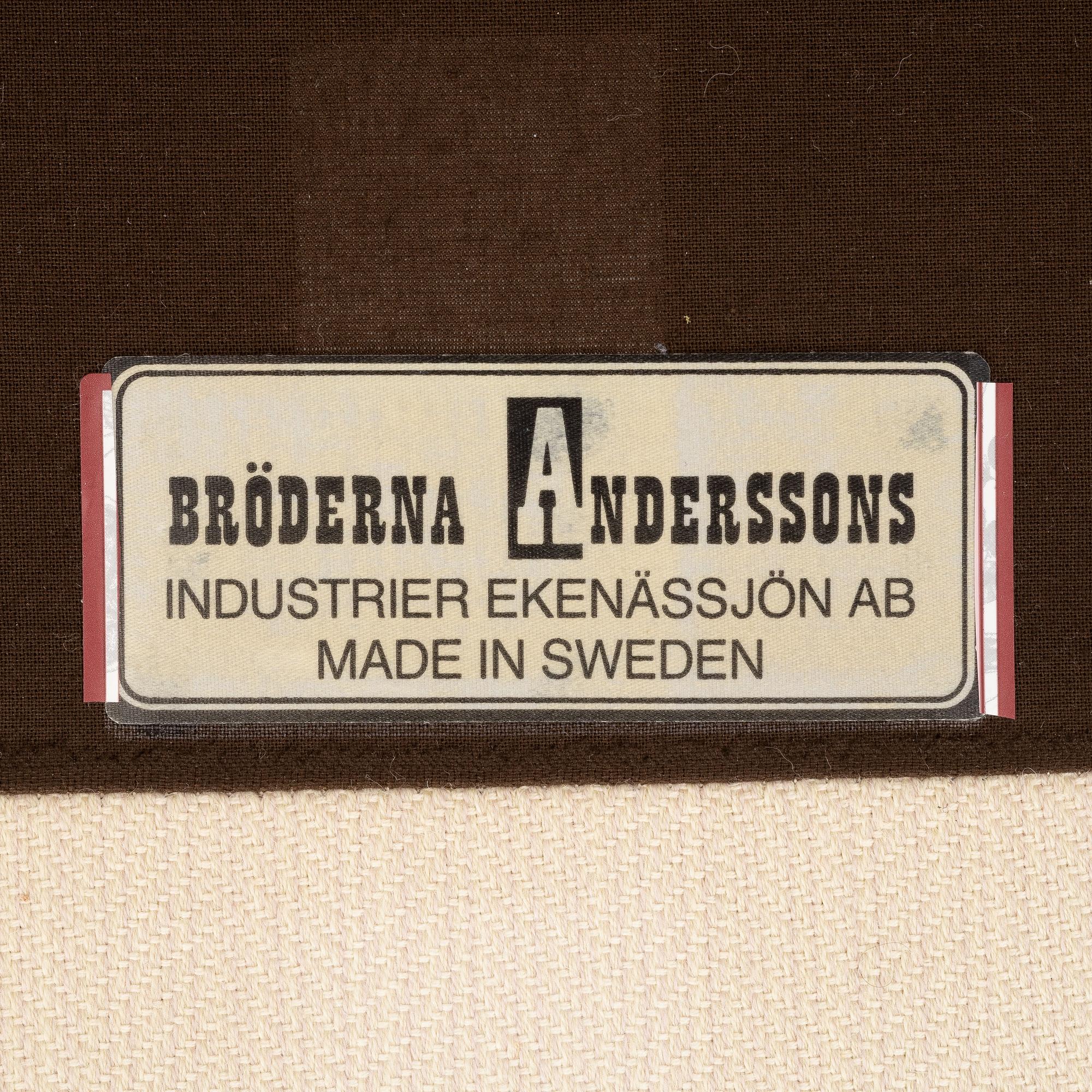 Fåtöljer, ett par, Bröderna Andersson, 1900-talets andra hälft.