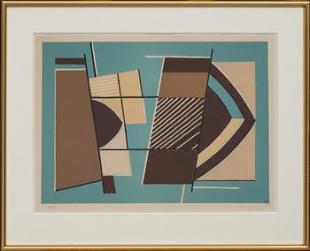 ALBERTO MAGNELLI, färglitografi, signerad och numrerad 48/100.