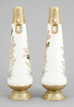 VASER, porslin, jugend, Royal Bonn, Tyskland, 1800-talets slut.