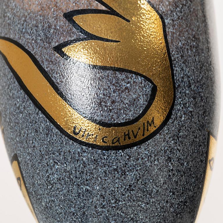 Ulrica Hydman-Vallien, vinglas, 12 st, Kosta Boda, Artist Collection / Atelier / Limited Edition.