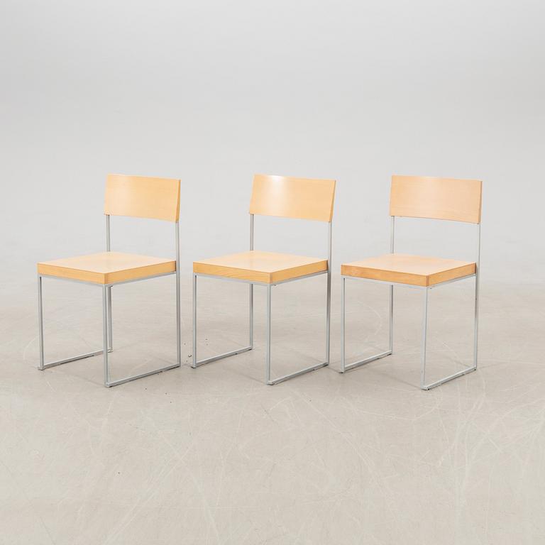 Enzo Berti, chairs 6 pcs "CUBA", Lapalma, Italy late 20th century.