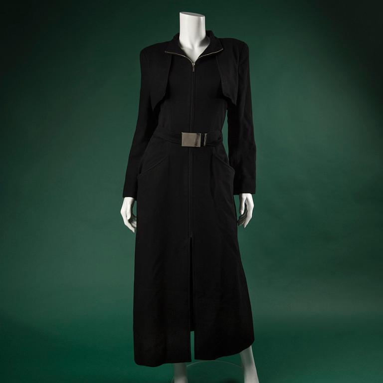 A coat by THERRY MUGLER.