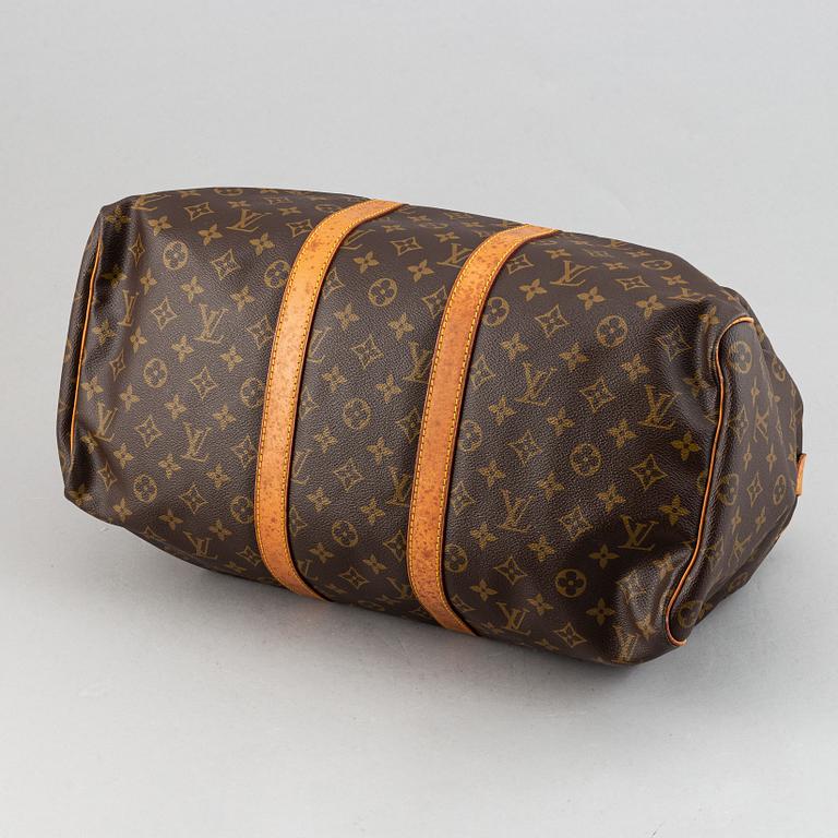 Louis Vuitton, a monogram canvas weekend bag, 'Keepall 45', 1991.