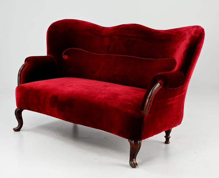 SOFFA, nyrokoko, 1800-talets hälft.