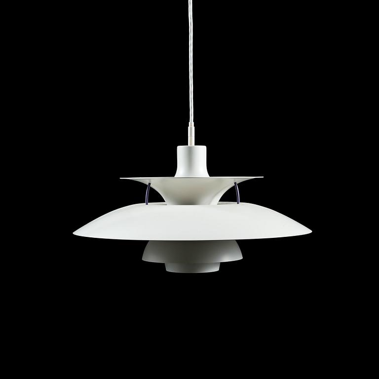 TAKLAMPA, "PH-5", Poul Henningsen, Louis Poulsen, 1900-talets andra hälft, höjd ca 25 cm.