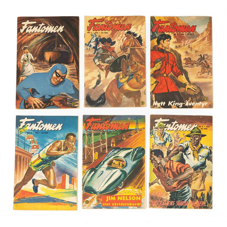 Comic books, 26, “The Phantom”, 1953 edition.
